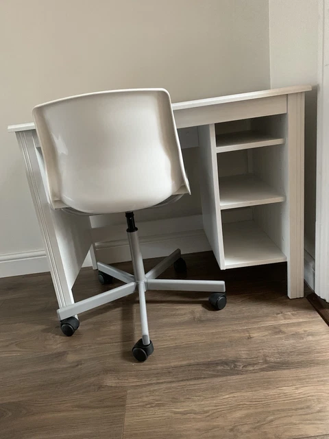 IKEA BRUSALI DESK White Chair 27.00 PicClick UK