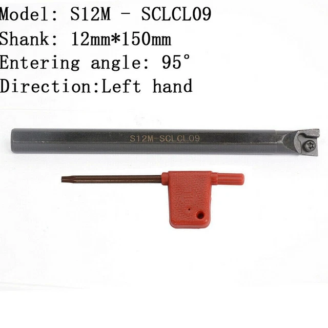 Porte-Outil de Tournage Support De Indexierbare Barre D'Alésage S12M-SCLCL09