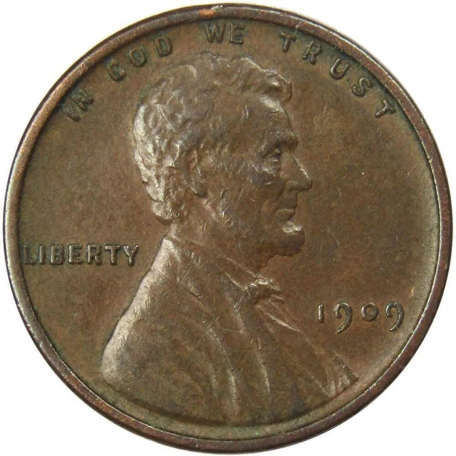 1909 Vdb Lincoln Cent High Grade Plus .999 Silver Bar
