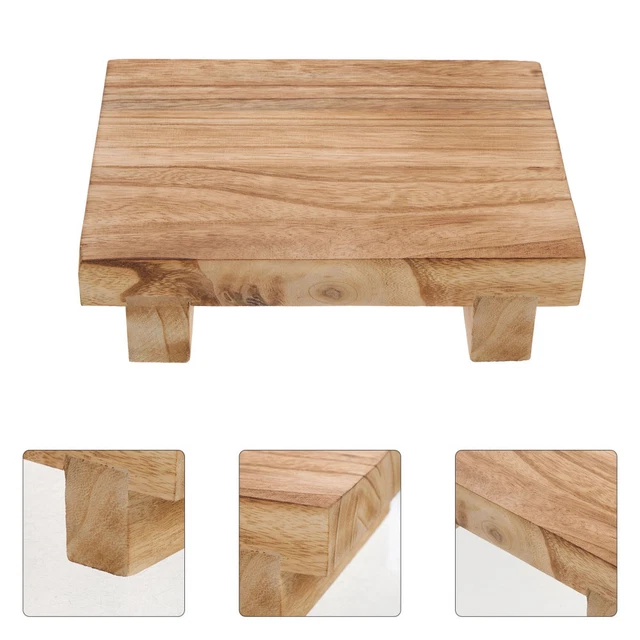 Sgabello da esposizione bancone decorazione rustico supporto decorativo decorativo legno sto