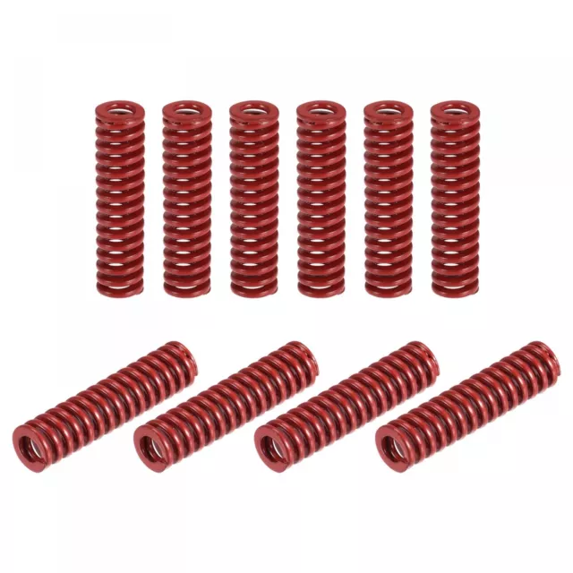 Spring 10pcs 8mm OD 35mm Long Spiral Stamping Medium Compression 3D Printer Red