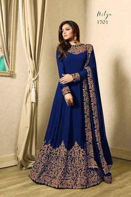 Salwar kameez gown clearance