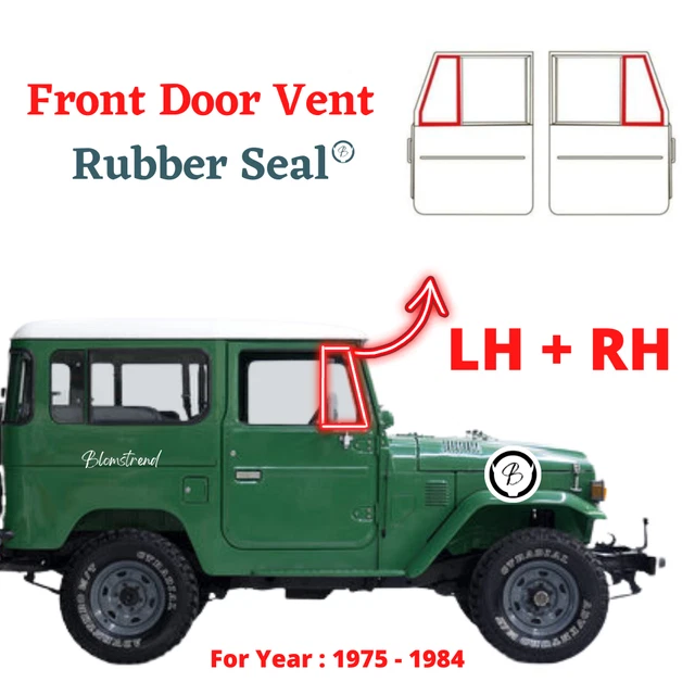 Toyota OEM Pair Kick Vent Gasket Seal Rubber For FJ40 FJ45 BJ40 BJ42 FJ43 BJ43 (55786-90301)