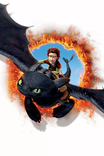 Toothless How To Train Your Dragon 2 Movie Wall Art Print - Premium Poster