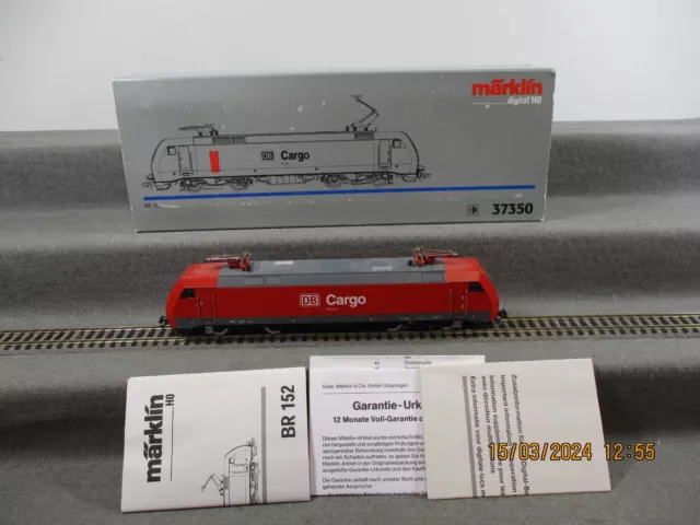 Locomotora eléctrica Märklin 37350 BR 152 002-2 DB [H0, AC, MM digital, sonido] en embalaje original