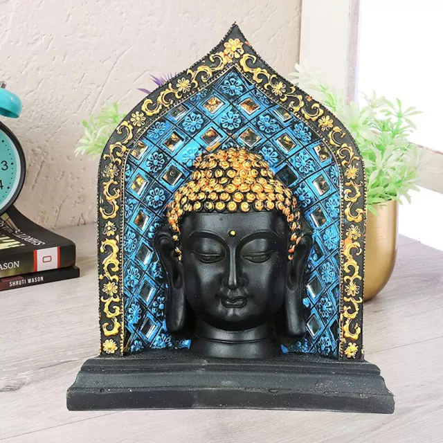 Artesanal Poli Resina Ecológico Lord Buddha Ídolo Figurita Para Decoración Hogar