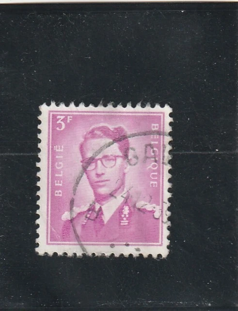 L5311 BELGIQUE TIMBRE N° Y&T 1067 de 1958-62 " roi baudouin 1er " Oblitéré