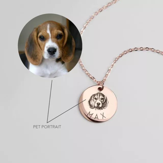 Custom Pet Memorial Jewelry Dog Mom Gift Dog Memorial Necklace Pet Mom Dog