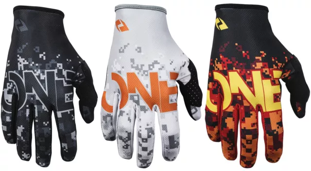 MENS ONE INDUSTRIES ZERO CAMO MOTOCROSS MX GLOVES new gants quad bike bmx mtb