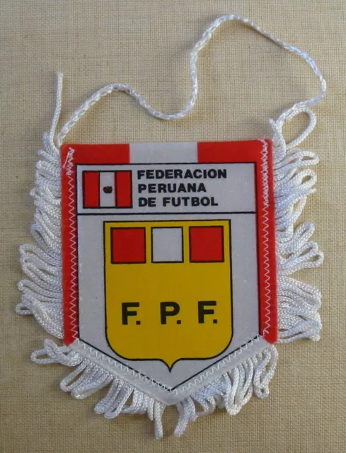 FEDERACION PERUANA DE FUTBOL Vintage FANION FOOTBALL CLUB