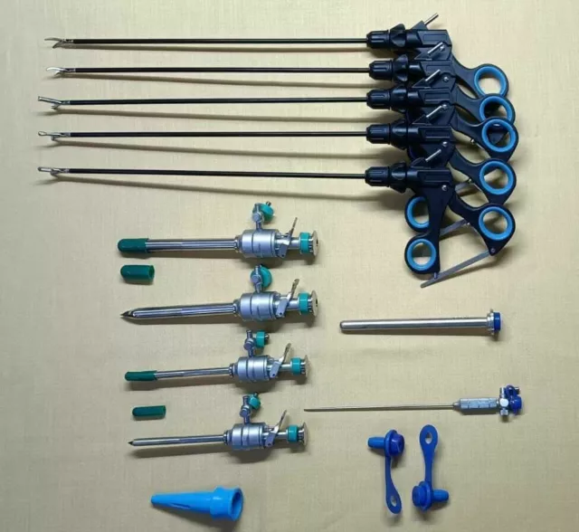 Laparoscopic Surgery Set Laparoscopy Endoscopy Surgical Instruments 14pc