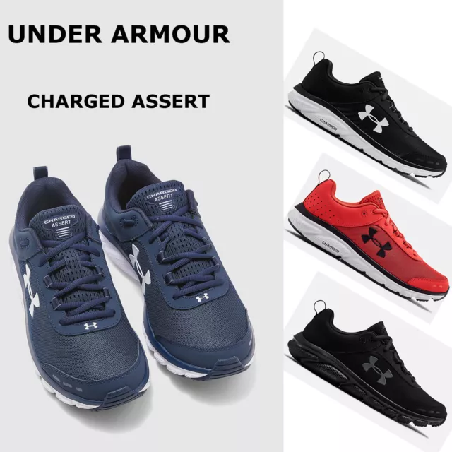UNDER ARMOUR CHARGED ASSERT 9 Mens Running Shoes Sneaker NEW
