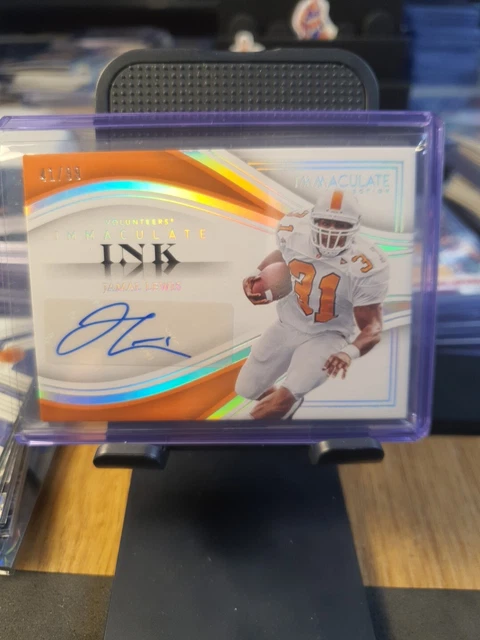 Jamal Lewis Auto Immaculate Ink Legend /99 Ravens Nfl Football Panini