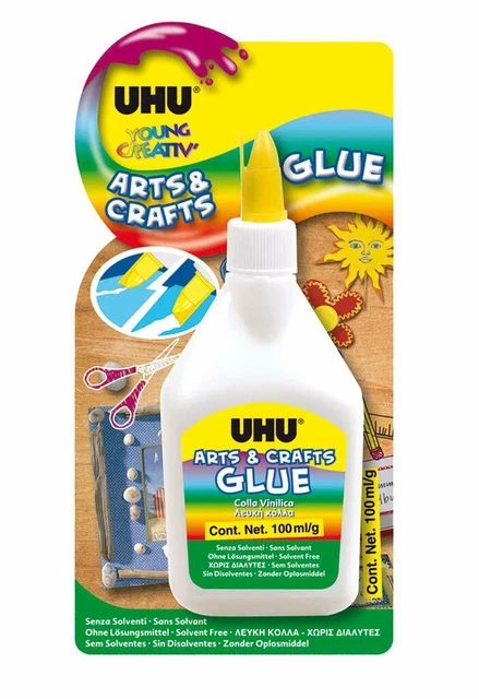 UHU Bastelkleber abwaschbar lösemittelfrei (4X100ml) Kunst-und Bastelkleber-der UHU Bastelkleber abwaschbar lösemittelfrei (4X100ml) Kunst-und Bastelkleber-der