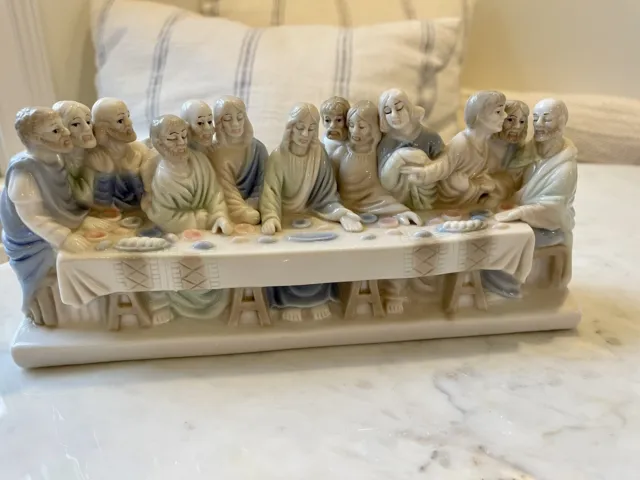 Vintage The Last Supper Figurine