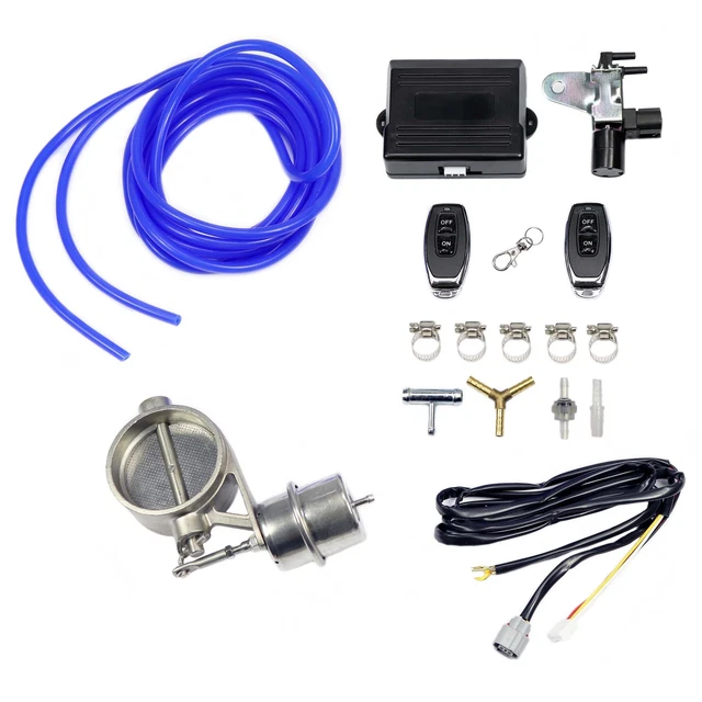 UNIVERSAL VACUUM EXHAUST Flap Flap Exhaust Bypass Valve 3"" 76Mm £105.44 PicClick UK