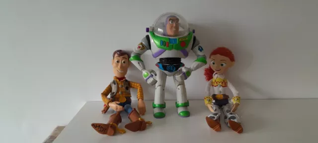 Toy Story Bundle Buzz Lightyear Woody and Jessie  All Talking Retro Toys