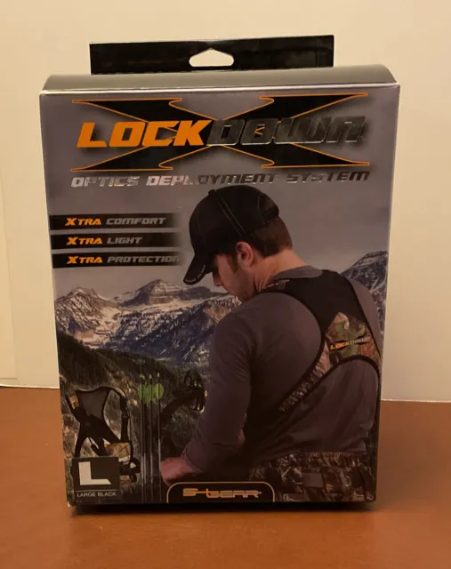NEW L S4 Gear Lockdown Hands Free Adjustable Binocular Harness Optics Deployment