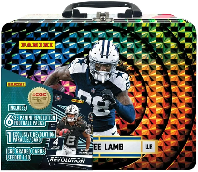 NFL 2025 PANINI Revolution Football Ceedee Lamb Collector Lunch Tin $95