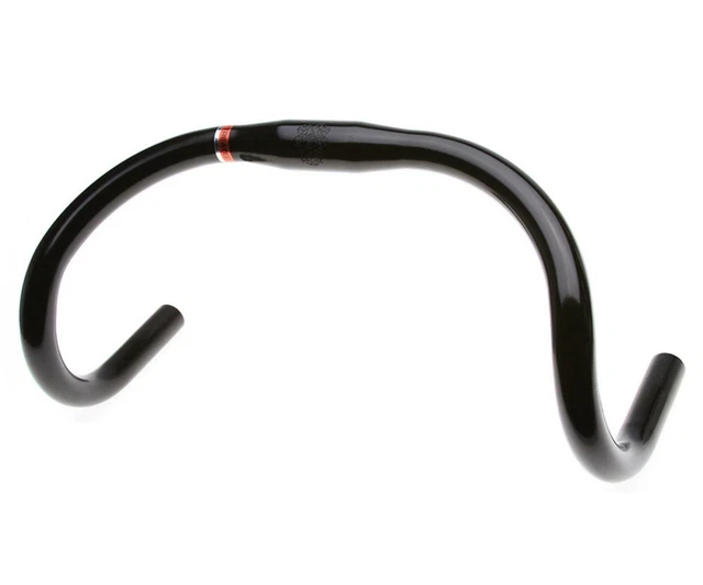 Nitto B123AA Track Handlebars 25.4mm Clamp 390mm Wide In Black