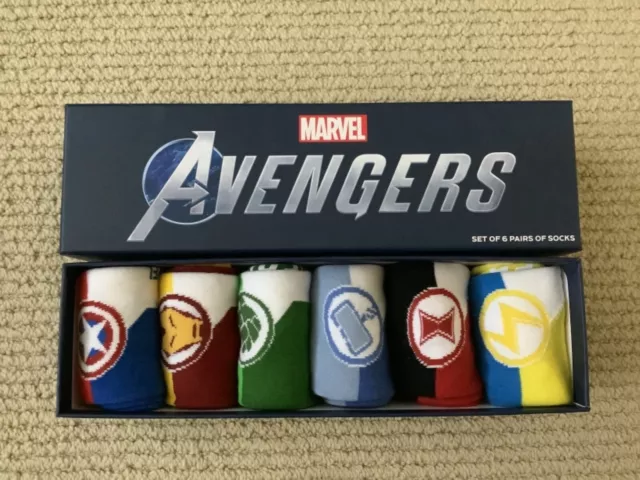 Marvel Avengers Socks 6pk