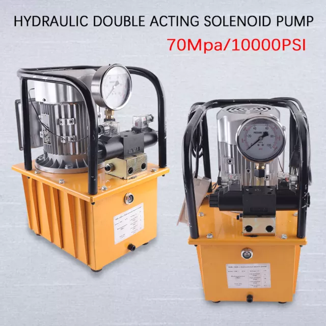 750W Hydraulic Pump Solenoid Valve Double-acting Electric Driven Hydraulic Pump