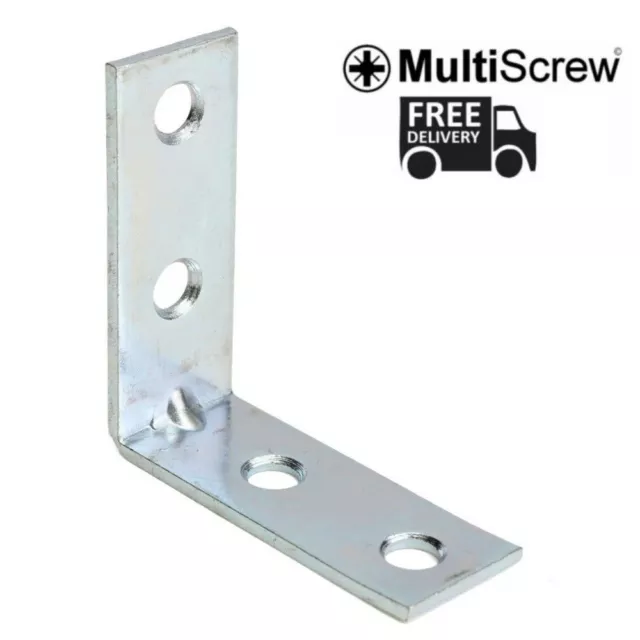 Corner Brace Bracket Zinc Plated 90 degree Right Angle L Shape Support Joint