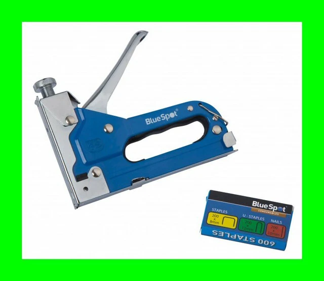Pistola in metallo resistente manuale a 3 vie con 400 pile strumento manuale per tappezzeria