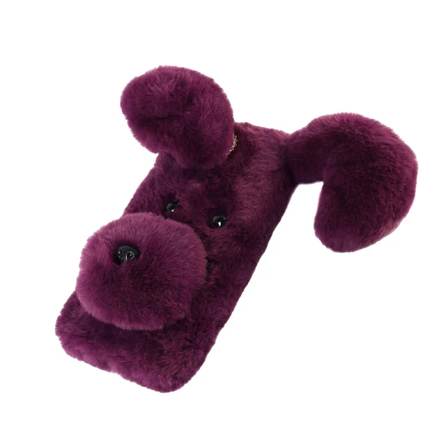 Coque pour téléphone à motifs en peluche douce Mignon Mode Hiver Garder 11