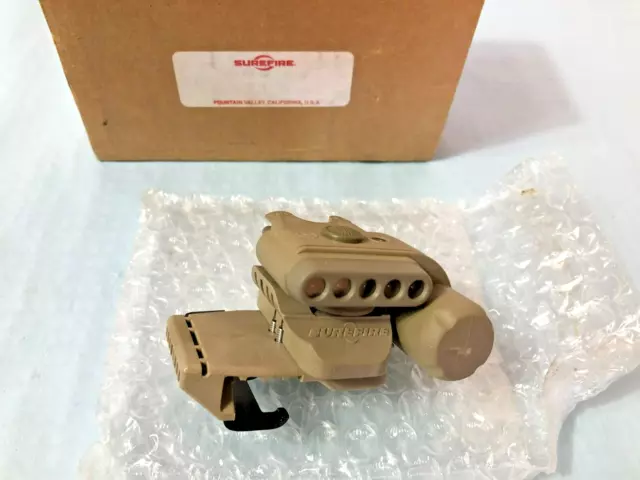 Genuine Surefire HL1-D-TN LED Helmet Torch- 3 X Yellow / 2 X IR LED / IR Beacon Genuine Surefire HL1-D-TN LED Helmet Torch- 3 X Yellow / 2 X IR LED / IR Beacon