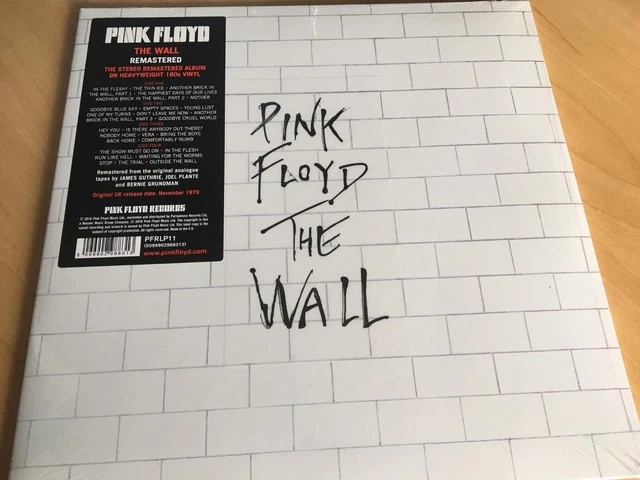 Pink Floyd The Wall Double 180 Gram Vinyl LP Reissue Remastered Sealed