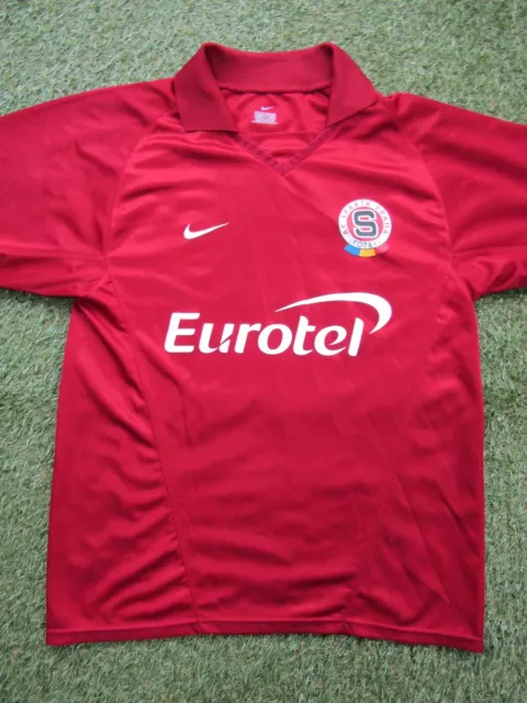 Sparta Praha Prague 2003-2005 Home Football Shirt - Size XS Mens