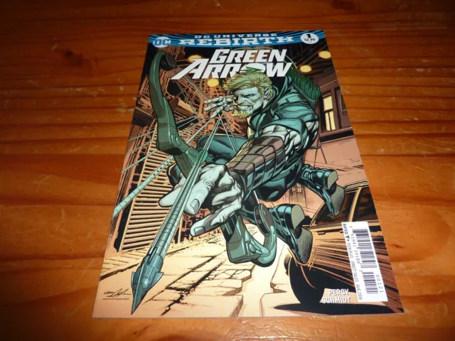 GREEN ARROW DC REBIRTH #1 NEAL ADAMS Variant Cover B 2016 NM Unread