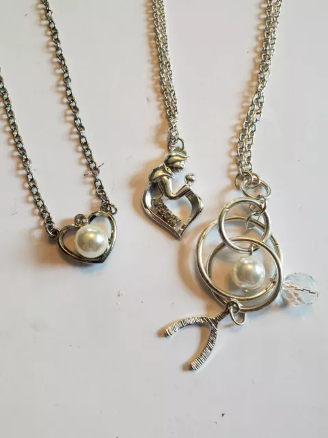 NWT DIANE KATZMAN Design Silver round solitaire cz necklace wedding 17 20 N2 20.00 PicClick