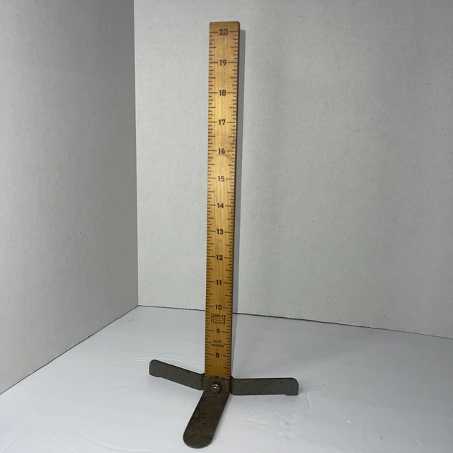 VINTAGE PIN IT Skirt Marker Seamstress Sewing Hem Hemming Floor Wooden