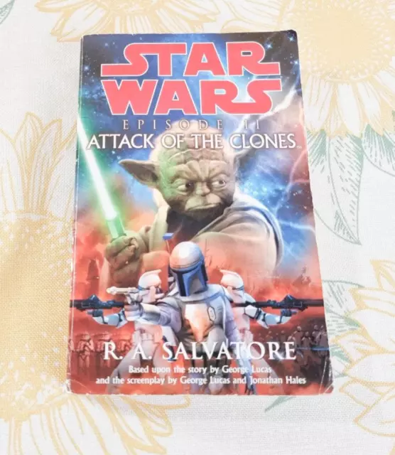 Vintage | Star Wars Episode II Attack of the Clones | R. A Salvatore | SC 2003