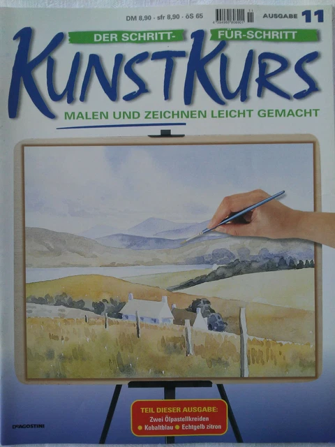 Ausgabe 11, Der Schritt-für-Schritt Kunstkurs, Malen und Zeichnen leicht gemacht