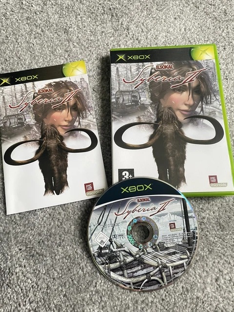 B.Sokal Syberia II 2 Microsoft Original Xbox Game Complete with Manual - UK PAL