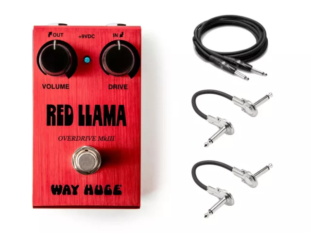 NEW WAY HUGE Red Llama 25Th Anniversary Overdrive Pedal In The Box 