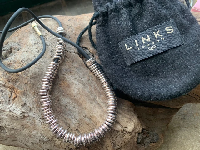 Links of london on sale aurora necklace black cord