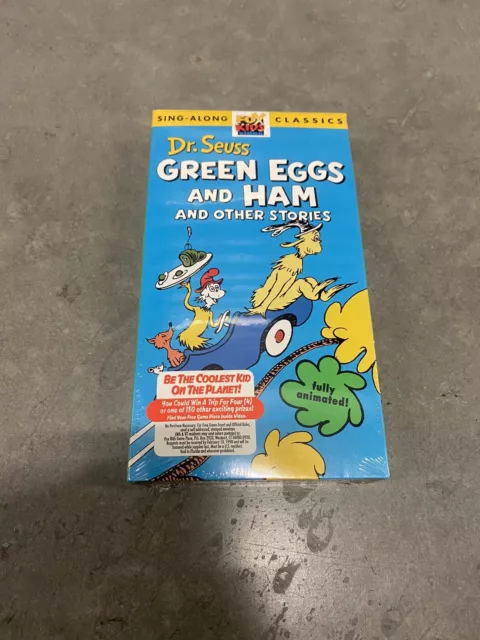Dr Seuss Sing Along Classics Vhs Tape Lot Grinch Night Green Eggs