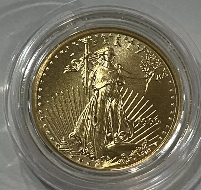 1999 1/10 Oz AMERICAN GOLD EAGLE COIN IN BRILLIANT UNCIRCULATED CONDITION