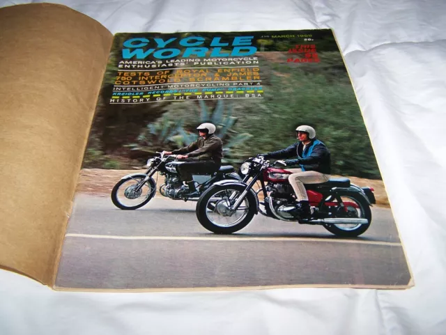1965 March Cycle World Motorcycle Magazine BSA History