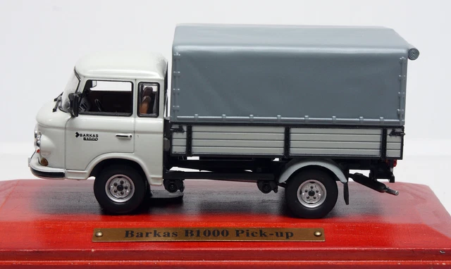 BARKAS B1000 Pritsche/ Plane grau DDR-Auto/ Atlas Verlag 1:43 [A]