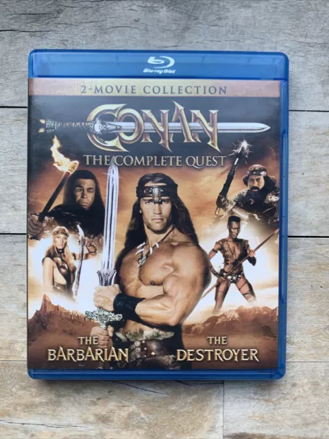 Conan: The Complete Quest: The Barbarian & The Destroyer (2 Disc Blu-ray)