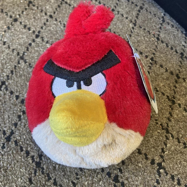 Angry Birds アングリーバード Plush 5-Inch Red Bird with Sound ぬいぐるみ 人形