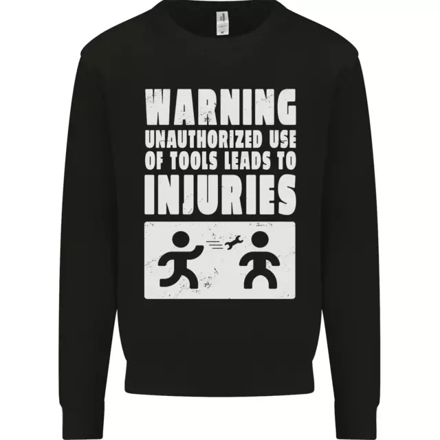 Warning Strumenti Operaio Idraulico Electrician Uomo Felpa Maglione
