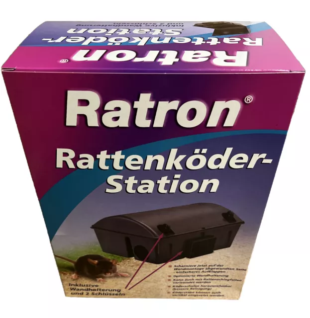 Frunol Delicia Ratten Köder Station Ratron Etisso Rattenköderstation Bora ✅