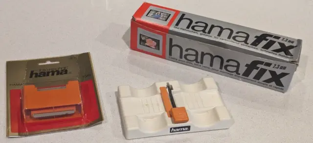 Lot of Hama/Hamafix accessories; Slide cutter, Mounting Frames & Framing device.