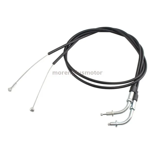 130cm Motorcycle Throttle Cable Set For Harley Sportster XL1200 883 Custom 48 72